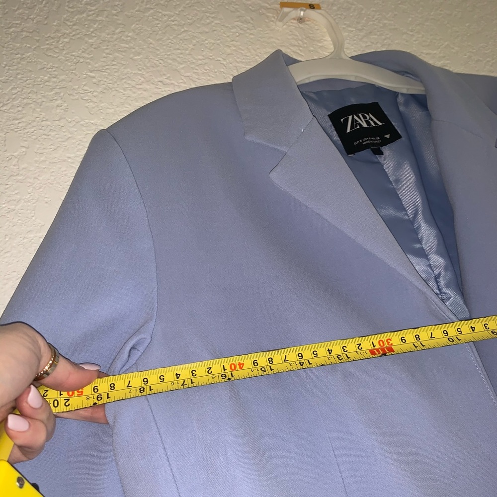 Blue Zara Oversized Blazer - Picture 11 of 11